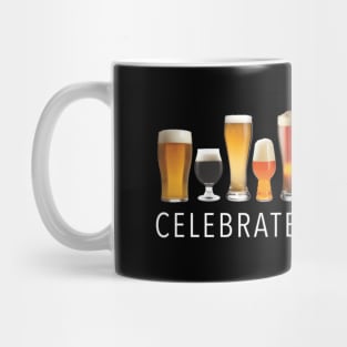 Celebrate Diversity Craft Beer Drinking Mug